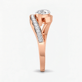Floating Marquise Engagement Ring, thumbnail 9