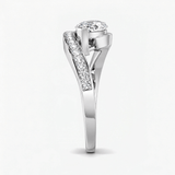 Floating Marquise Engagement Ring, thumbnail 7