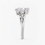 Marquise Open Wrap Solitaire Engagement Ring, thumbnail 6
