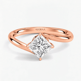 Princess Eternal Curve Solitaire Engagement Ring, thumbnail 11