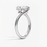 Princess Eternal Curve Solitaire Engagement Ring, thumbnail 4