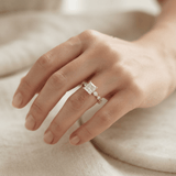 Princess Diamond Petals Solitaire Ring, thumbnail 11
