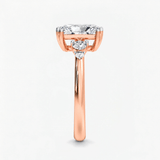 Radiant Accent Double Prong Solitaire Ring, thumbnail 9