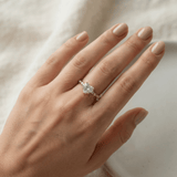 Heartleaf Hidden Halo Engagement Ring, thumbnail 11
