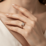 Princess Diamond Hidden Halo Solitaire Ring, thumbnail 11