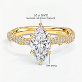 Marquise Seraphine Weave Engagement Ring, thumbnail 10