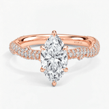 Marquise Seraphine Weave Engagement Ring, thumbnail 7