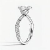 Marquise Seraphine Weave Engagement Ring, thumbnail 5