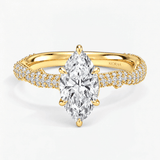 Marquise Seraphine Weave Engagement Ring, thumbnail 1