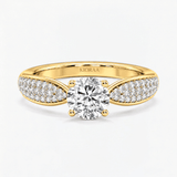 Round Brilliant Pave Engagement Ring, thumbnail 1