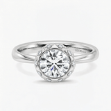Round Majestique Halo Diamond Ring, thumbnail 7