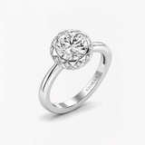 Round Majestique Halo Diamond Ring, thumbnail 8