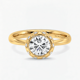 Round Majestique Halo Diamond Ring, thumbnail 1