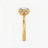 Round Majestique Halo Diamond Ring, thumbnail 3