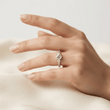 Round Trinity Solitaire Engagement Ring, thumbnail 11