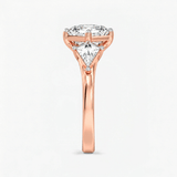 Asscher Three Stone Engagement Ring, thumbnail 9