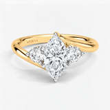 Marquise Embrace Three Stone Ring, thumbnail 1
