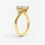 Marquise Embrace Three Stone Ring, thumbnail 2