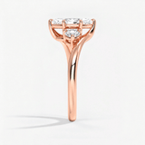Marquise Embrace Three Stone Ring, thumbnail 9