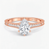 Pear Imperial Lace Engagement Ring, thumbnail 7
