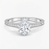 Pear Imperial Lace Engagement Ring, thumbnail 4