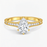 Pear Imperial Lace Engagement Ring, thumbnail 1