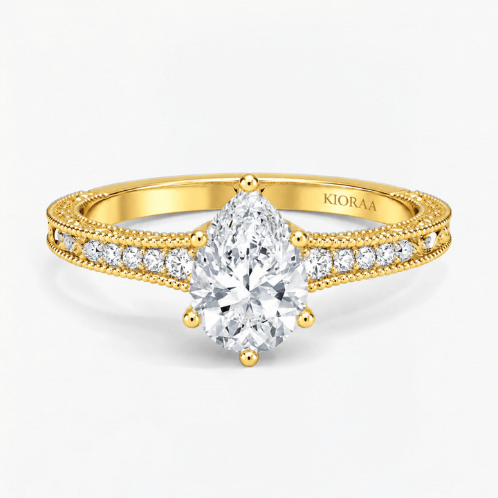 Pear Imperial Lace Engagement Ring