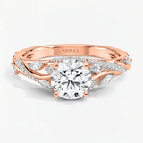 Nature Inspired Round Willow Grace Ring, thumbnail 7