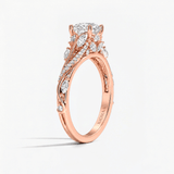 Nature Inspired Round Willow Grace Ring, thumbnail 8