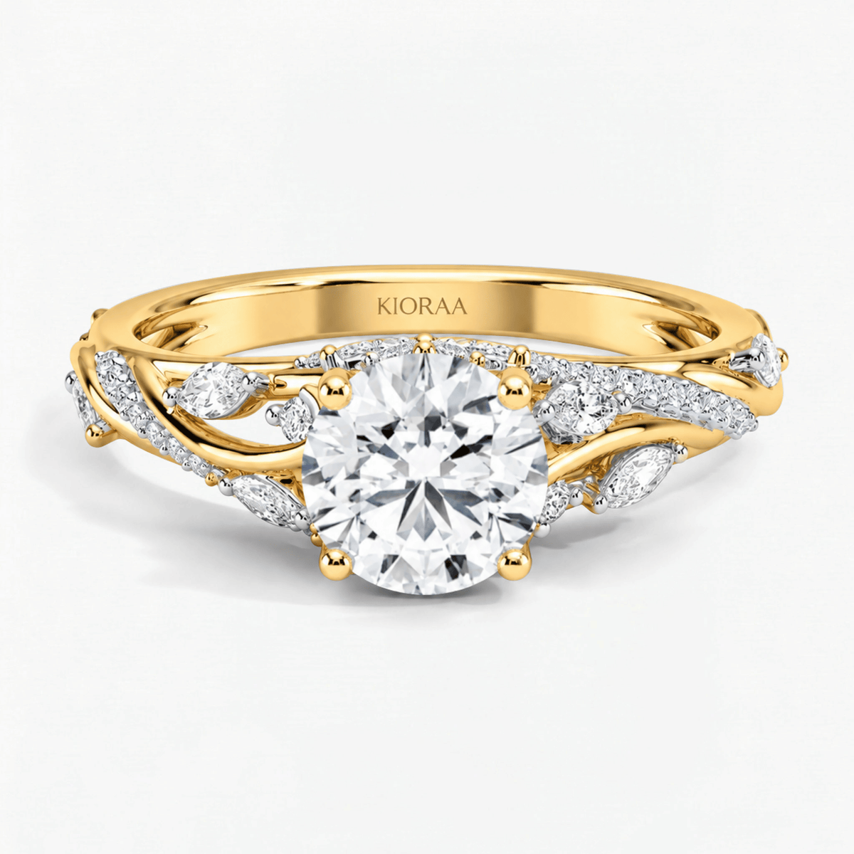 Nature Inspired Round Willow Grace Ring