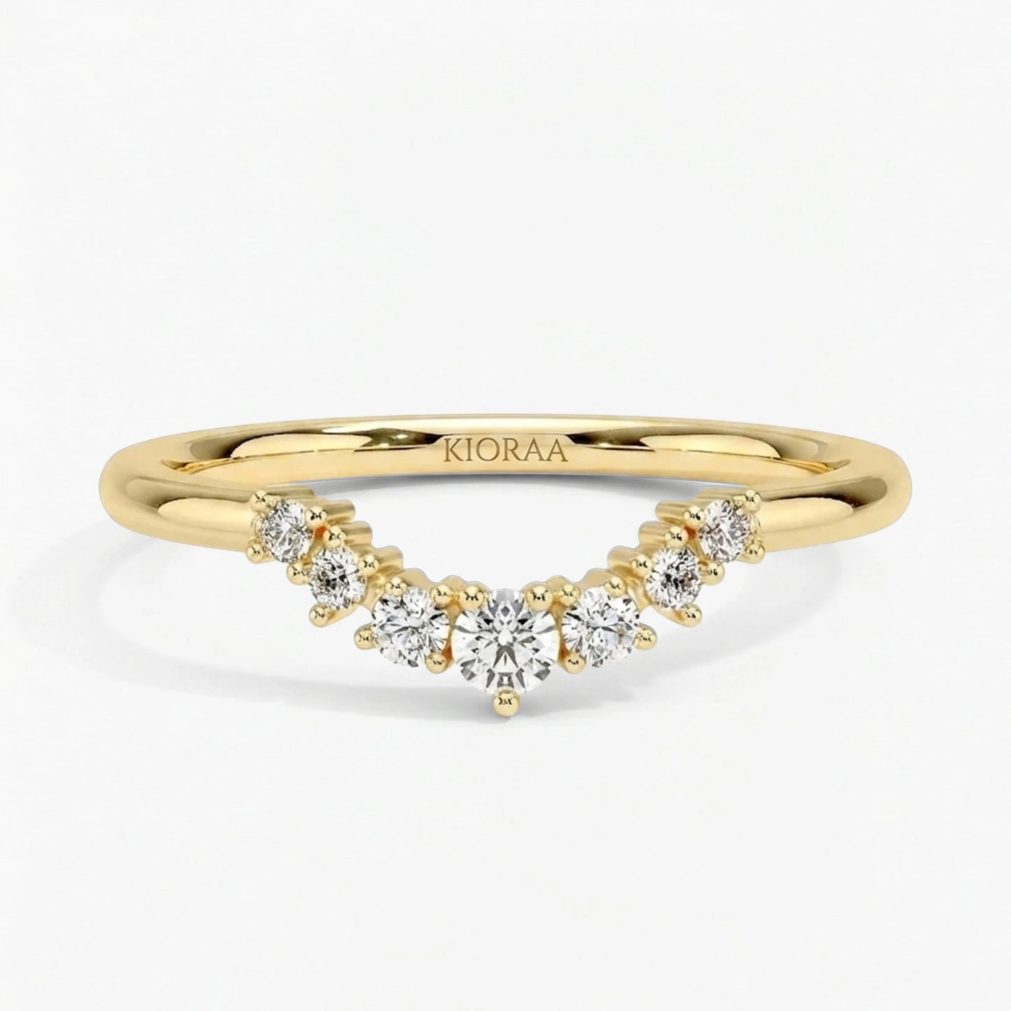 Round Diamond Eternity Wedding Band