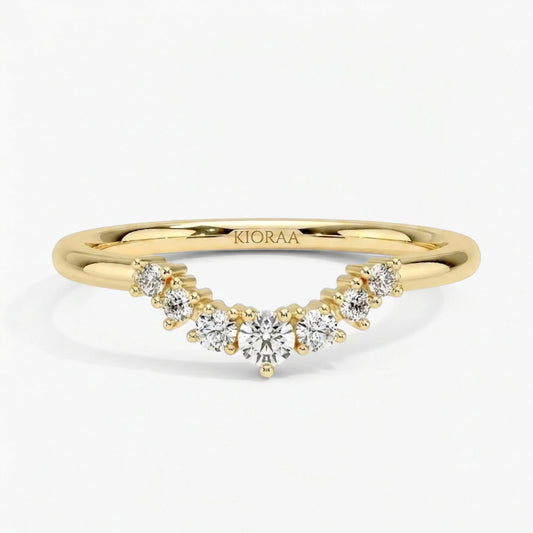 Round Diamond Eternity Wedding Band