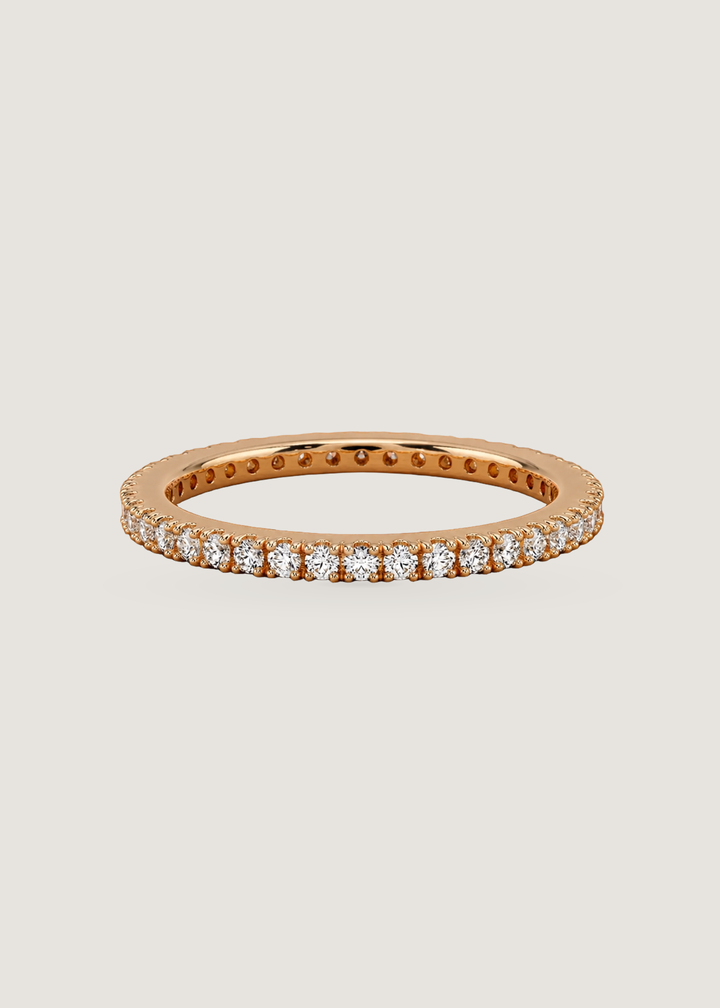 Classic Simple Round Eternity Wedding Ring