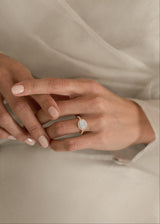 Classic Twist Oval Diamond Halo Engagement Ring, thumbnail 2