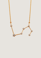 Lab Grown Diamond Leo Cluster Necklace, thumbnail 1