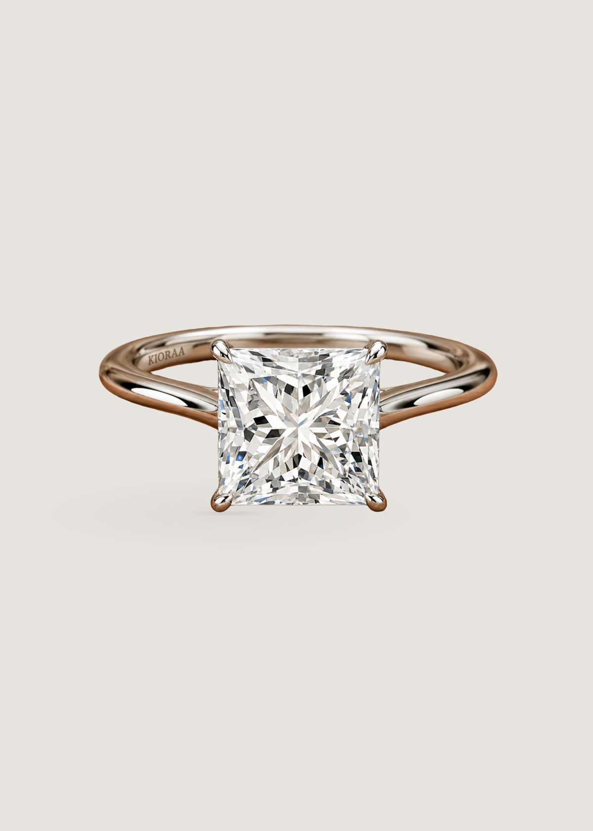 Princess Diamond Solitaire Engagement Ring