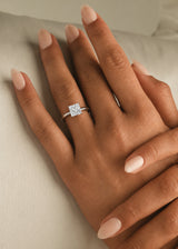 Princess Diamond Solitaire Engagement Ring, thumbnail 2