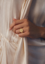 Aries Zodiac Icon Signet Diamond Ring, thumbnail 2