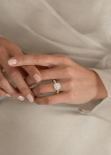 Classic Twist Round Diamond Halo Engagement Ring, thumbnail 2