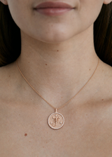Scorpio Zodiac Lab Diamond Necklace, thumbnail 2