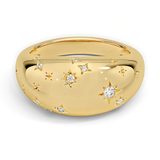 Aries Zodiac Constellation Diamond Ring, thumbnail 1