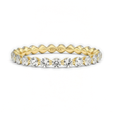 Classic Bubble Eternity Wedding Ring, Stackable Band, thumbnail 1