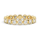 Classic Round Bezel Set Eternity Wedding Ring, thumbnail 1