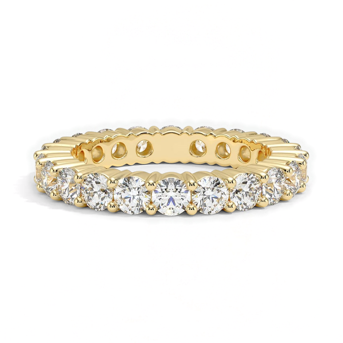 Classic Round Eternity Wedding Ring