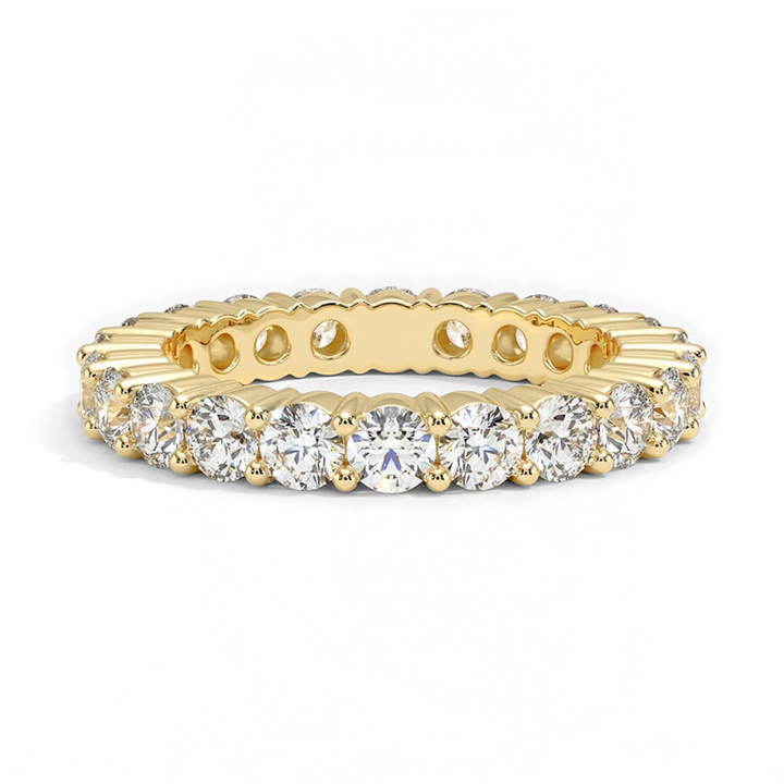 Classic Round Eternity Wedding Ring