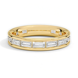 Classic Simple Baguette Wedding Ring, thumbnail 1