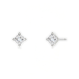 Classic V Prong Lab Diamond Studs, thumbnail 1
