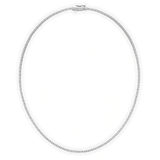 Four Prong Lab Diamond Tennis Necklace, thumbnail 1