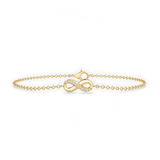 Lab Diamond Infinity Chain Bracelet, thumbnail 1