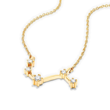 Lab Grown Diamond Aries Cluster Necklace, thumbnail 1